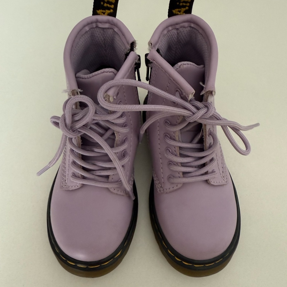 Dr. Martens Kids 1460 Leather Lace Up Boots